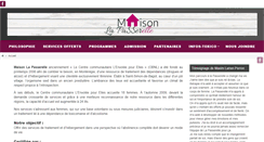 Desktop Screenshot of maisonlapasserelle.ca